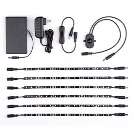 Gun Storage Solutions Gun Safe LED Light Kit and Additional Strands - Adhesive, Light Kit