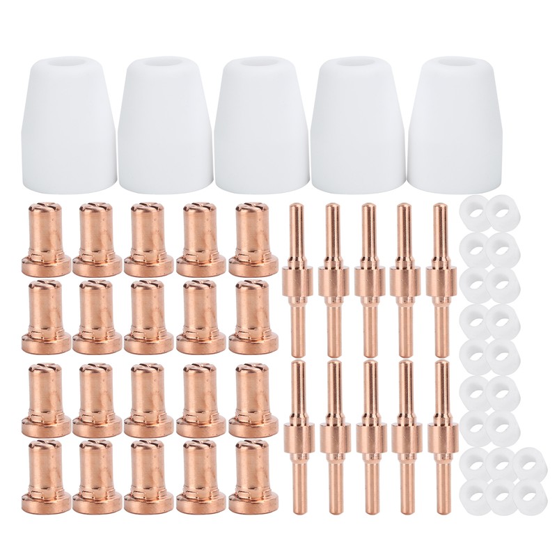 65Pcs PT‑31 Plasma Cutting Consumables Fit for CUT‑40 Plasma Cutting