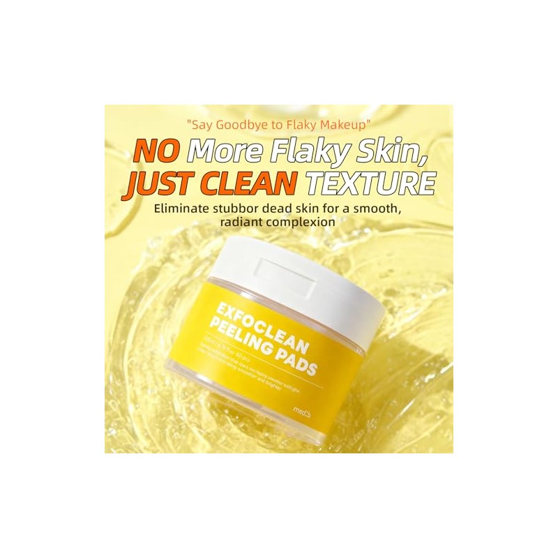 MEDB Exfoliating Pads with AHA & BHA for Radiant Skin