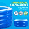 Biange Blow Up Pool, 72" X 30" Round Inflatable Swimming