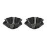 2 Pcs Tortilla Shell Maker, 6" Non-Stick Carbon Steel Fluted
