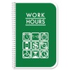 BookFactory Work Hours Log Book/Working Hours Tracking Journal/Plant Worker Tracking