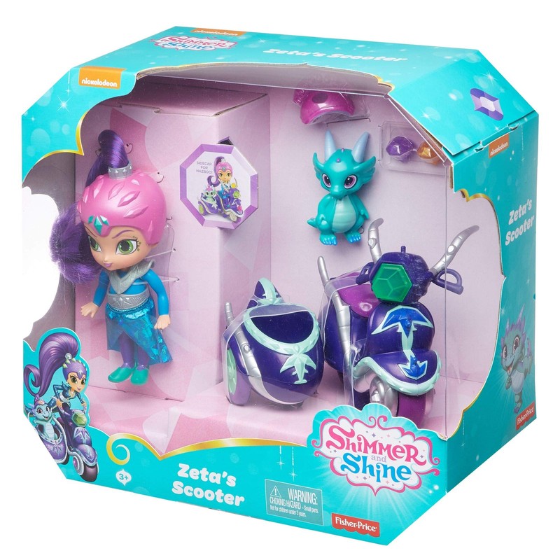 Mattel FHN31 Shimmer & Shine Zetas Motorroller