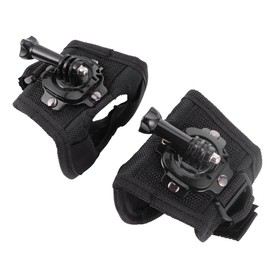 Operitacx 2pcs Rotating Wrist Strap Mount Compatible with Gopro Black Enhanced Stability for Multi Angle Shooting for Cycling Surfing Snorkeling Climbing and Skiing
