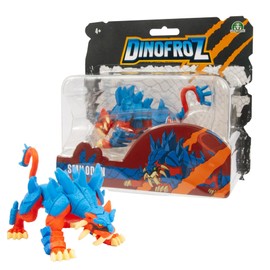 Giochi Preziosi, Dinofroz Smilodon 12 cm and Articulated Figure from the Dino & Draghi Series for Children Aged 3 Years and Up