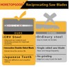 MORETOPGOOD Double-Sided Teeth Reciprocating Saw Blades,12 Inch Wood Pruning Japanese