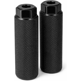 2 Pcs Bike Pegs Aluminum Alloy Anti-Skid Lead Foot Bicycle Pegs BMX Pegs for Mountain Bike Cycling Rear Stunt Fit 3/8 inch Axles Bike Accessories Bmx Bike