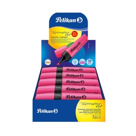 Pelikan 814102 Highlighters 490, Bright Pink, Pack of 10 in Folding Box