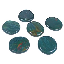 Heliotrope Disc Stone | Worry Stone Pocket Stone | High Quality Gemstone Lebensquelle Plus