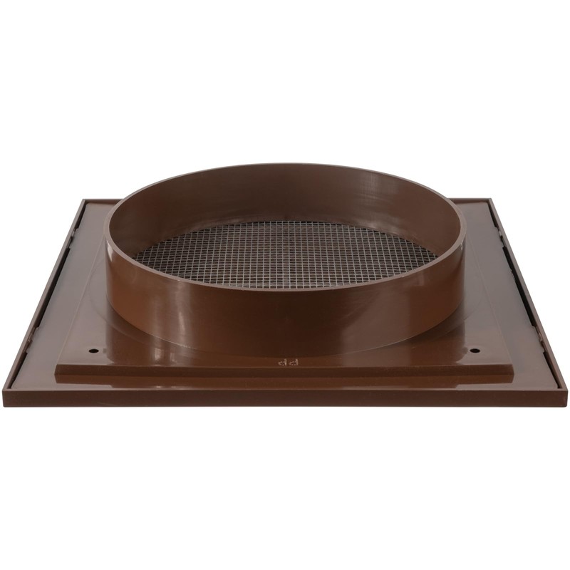 HVAC OV 6 Inch Fit - Brown Plastic Vent Cover
