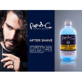 Papi&Co After Shave Face Lotion - Skin Soothing and Healing After Shave Balm for Men 8.45 fl oz