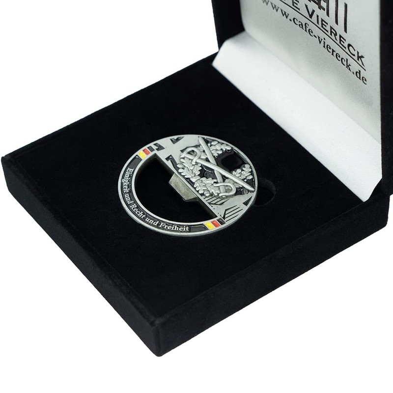 Café Viereck German Army Bottle Opener Coin Challenge Coin Bottle