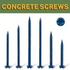 LIONMAX Concrete Screw Anchor, 150-PCS 1/4" x 2-1/4" Hex Head