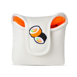 Andux PU Mallet Putter Cover Golf Putter Head Covers White Sushi MT/TG19