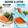Stainless Steel Vegetable Grater & Slicer for Kitchen – Manual