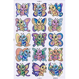 Butterfly Butterfly Lepid Optera Pets Sticker Set 1 Blade 270 mm x 180 mm Sticker Craft Party