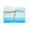 Solwang Cleaning Cloth Light Aqua Turquoise Combi Knitted Wipes Cotton Wipes Stainless Steel