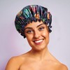 Bodylife Shower Cap Reusable Bath Cap Dual layered Waterproof Mystic
