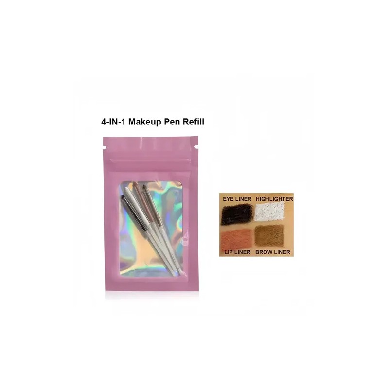 Lápiz De Maquillaje 4 En 1 Herramienta, Lápiz De Cejas