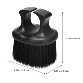 KOMBIUDA Ergonomic Knuckle Design Beard Brush 2pcs Bristles Cleaning Brush for Men Beard Grooming Tool for Dad Son Brother