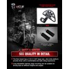 MZS Motorcycle Highway Pegs, 1.25" Short Adjustable Highway Foot Peg