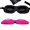 Sleep Eye Mask 3D Contoured Blackout Soft Eye Cover Blindfold