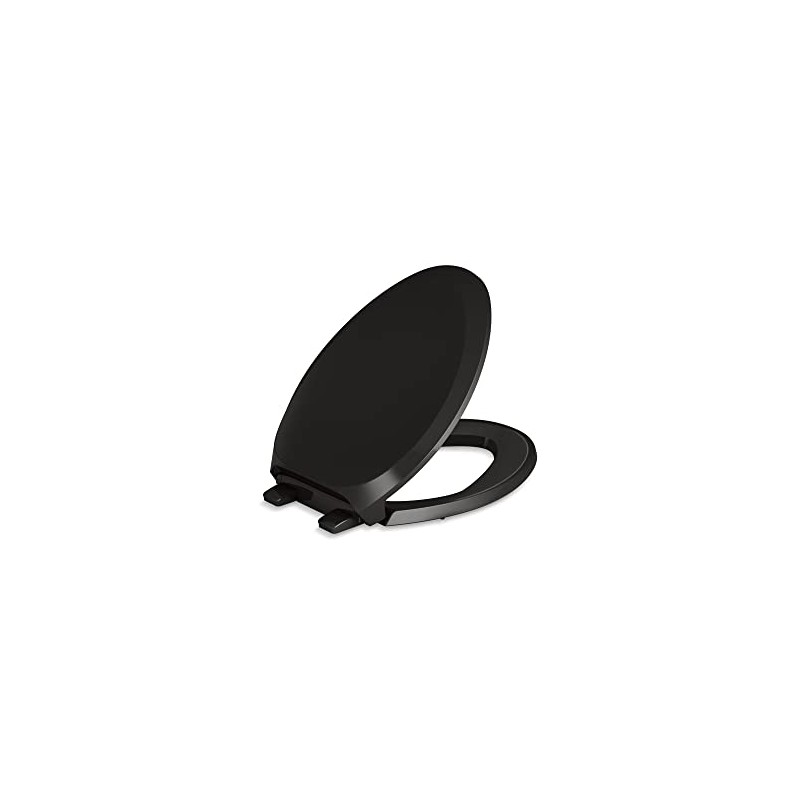 Kohler K4713-RL-7 French Curve Elongated Closed-Front Toilet Seat with Soft