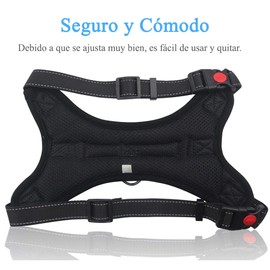 ATOOZOO Arnes para Perro Grande Mediana y Pequeño Pechera para Perro con 1.5m Correa y Arneses Pechera Ajustable Reflectante Transpirable para Caminar Viajar Entrenar Perros Accesorios (Camo, L)