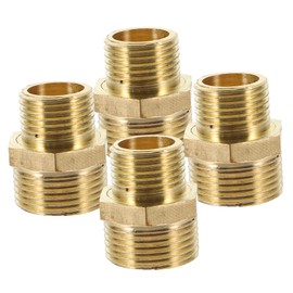 SUPVOX Garden Hose Coupler 4pcs Hose Adaptor 1/2 to 3/4 Quick Connect Fittings for Easy Conversi