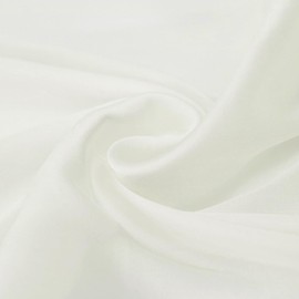 vimate White Satin Square Scarf-Women'S Fashion 27'' Silk Feeling Hair Head Scarf for Neck Wrap (Style 40-White)