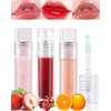 3Pcs Hydrating Lip Glow Oil, Moisturizing Lip Oil Gloss Transparent