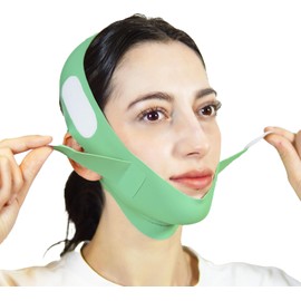 Mascarilla de levantamiento facial V Line, correa para la barbilla, máscara para el levantamiento de mentón, moldeador de mandíbula, correa para la mandíbula, reductor de papada, cinta para