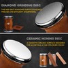 Knife Roller Sharpener Linen Kit with Diamond Discs, Multi Angle