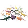 Guaishou Lizards Toys 15pcs Realistic Lizard Chameleon Reptile Figure Play