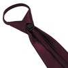 JEMYGINS Men's Zip Tie - Elegant Look in Seconds, maroon