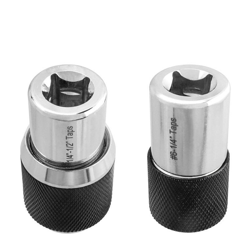 Mesee 2 Pieces Tap Socket Adapter, Adjustable Tap Set, 3/8