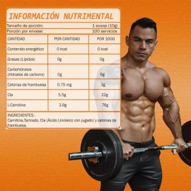 Cla  Carnitina Promex 1kg Pre Entreno 200 Servicios Sabores                                                                                           