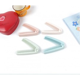 sDD Portable Pocket Folding Hair Brush Comb 1 Piece 3ea