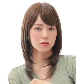 AQUADOLL rm005NBK Wig, Medical Hat, Medium, Room Wig, Full Wig, Women's, One Size Fits Most, Natural Black