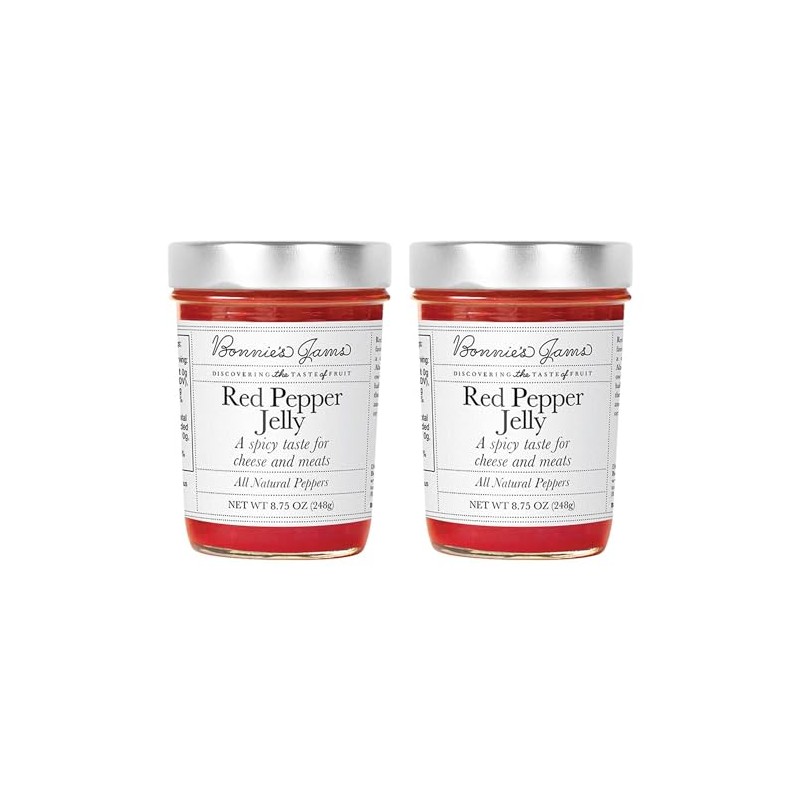 All Natural Jam - Red Pepper Jelly - Set of