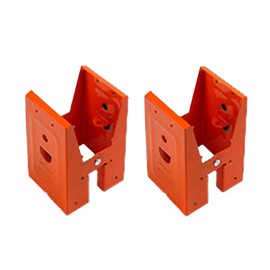 2PCS Saw Horse Bracket Steel Mechanical Sawhorse Brackets Display Stand for Woodworking 25 Degree Opening Angle