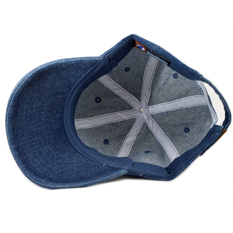 NEWHATTAN New Hattan Men's Hat Golf Denim Black Blue ys-nh-h1155,