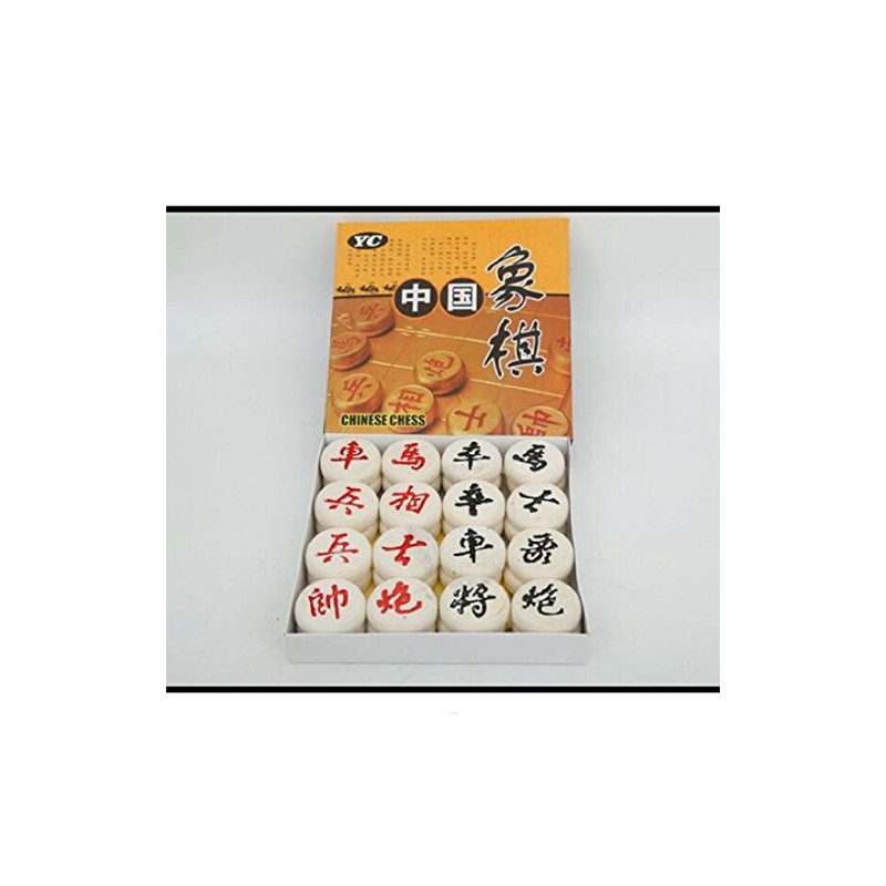 Traditional Wooden Chinese Chess Checker Game W3166