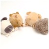 Libuhahato Mascot Marshmallow Animal Hedgehog Gray (Total Length: Approx. 4.3