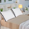 Utopia Bedding Pillows Pack Size, Hotel Quality Pillows, Brushed Fabric,