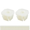 347347 60PCS Retainer Nut Fasteners, Headlamp Grille Clips