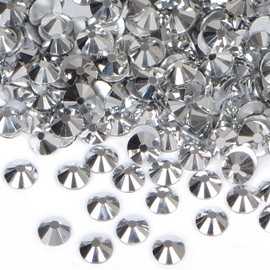 1440PCS Art Nail Rhinestones non Hotfix Glue Fix Round Crystals Glass Flatback for DIY Jewelry Making with one Picking Pen (ss20 1440pcs, Labrdor)