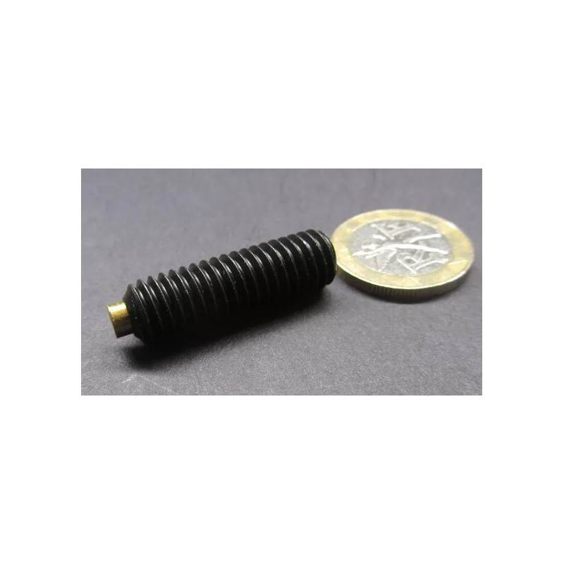 Kmac Alloy Steel Set Screws, Brass Tip, 3/8-16 x 1