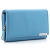 ekavale Women's Leather Wallet with RFID Protection 25 Compartments Women's