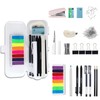 123 Pcs Office Supplies Kit with Desk Organizers, Office Stationery
